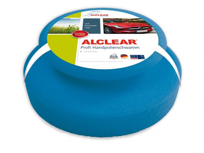 ALCLEAR® Profi HANDPOLIERSCHWAMM blau 13 x 5 cm 5713050M 