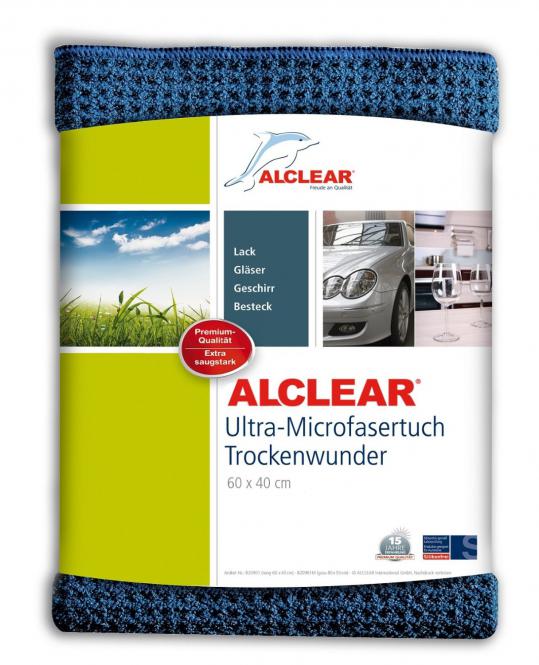 ALCLEAR® Ultra-Microfasertuch TROCKENWUNDER navy 60 x 40 cm 820901 