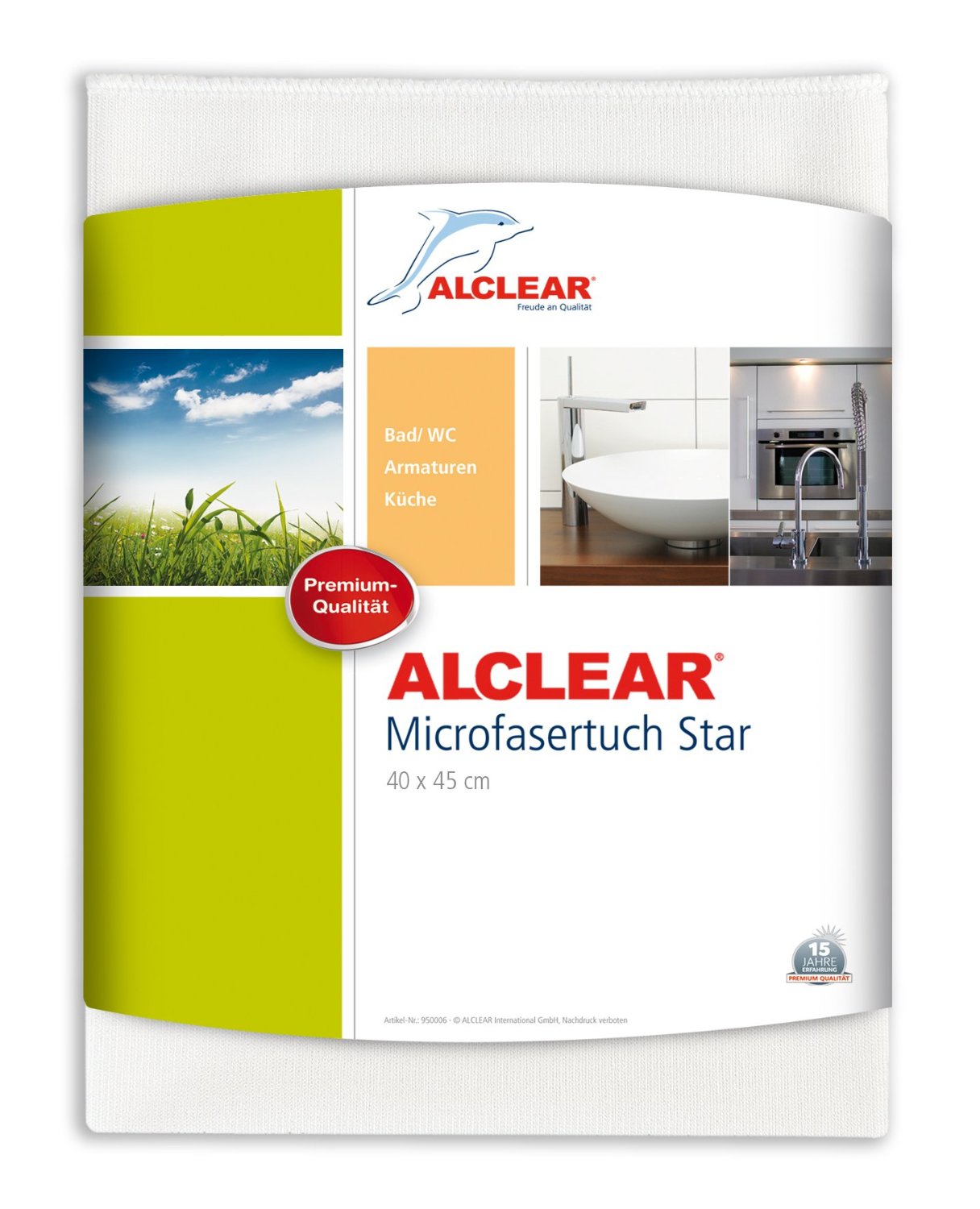  ALCLEAR® Ultra-Microfaser MICROCAR AUTOSCHWAMM anthrazit  13 x 10 x 3,5 cm 950014